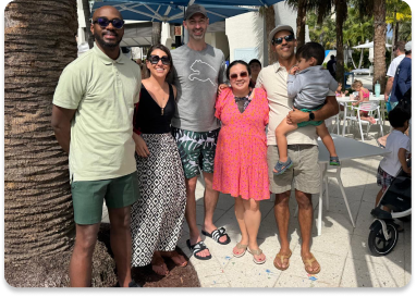 Corrales team community event